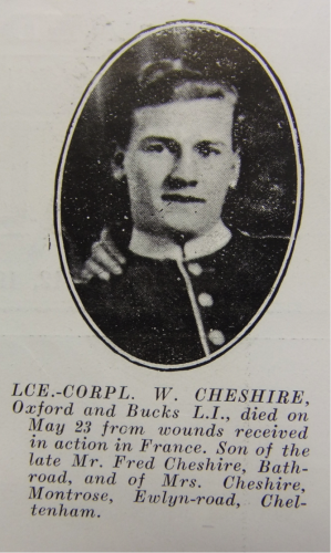 CHESHIRE George Woodford