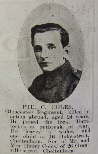 COLES Charles Arthur