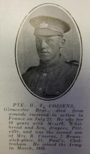 COSSENS William Thomas