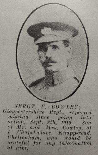 COWLEY Frederick