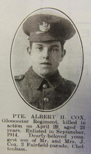 COX Albert Henry