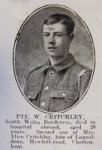 CRITCHELY William Henry