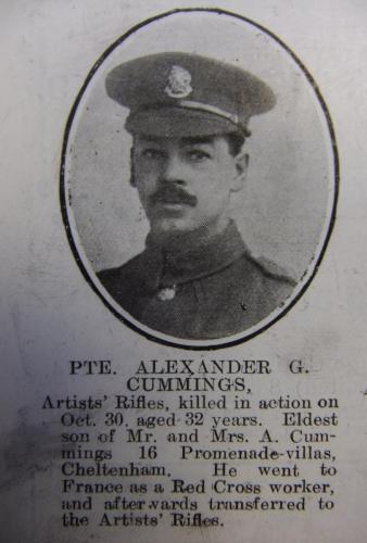 CUMMINGS Alexander Gordon