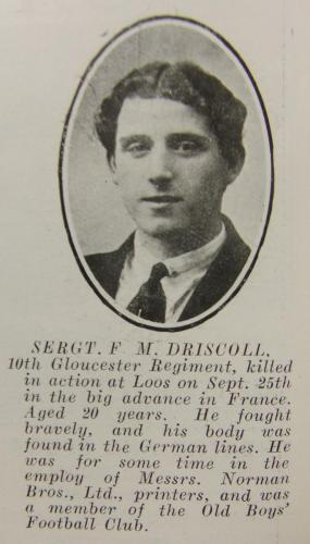 DRISCOLL Frank Maurice