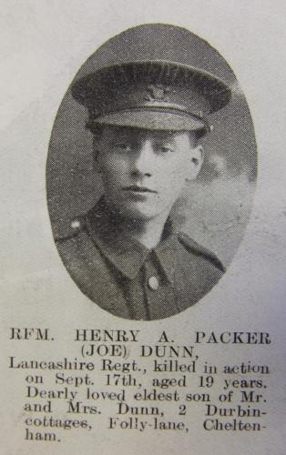 DUNN Henry Arthur Packer