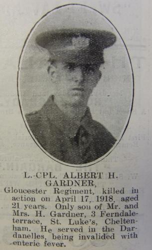 GARDNER Albert henry