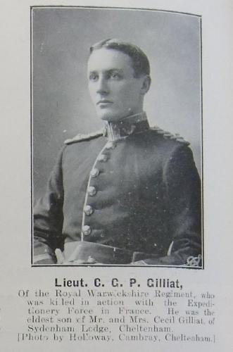 GILLIAT Cecil Glendower Perci