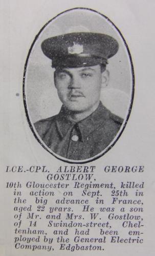 GOSTLOW Albert George