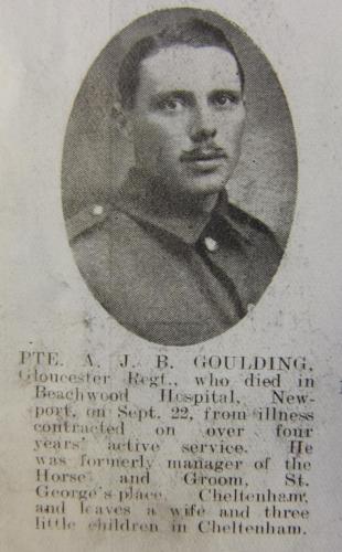 GOULDING Austin John Bert