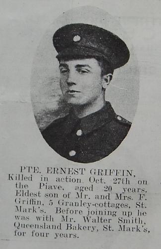 GRIFFIN Ernest Frederick