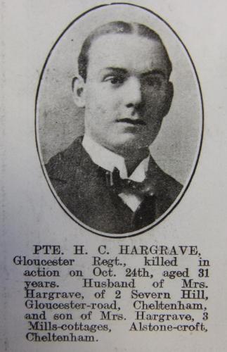 HARGRAVE Harry Collett