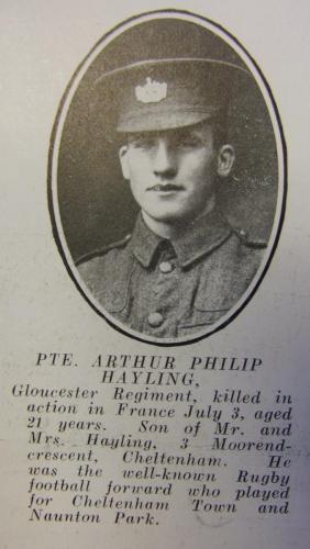 HAYLING Arthur Philip