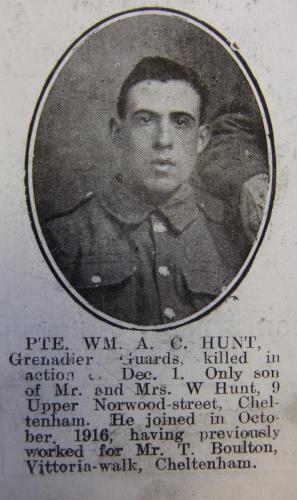 HUNT William Arthur Charles