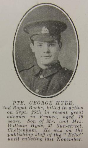 HYDE George William
