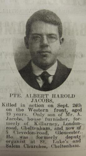 JACOBS Albert Harold