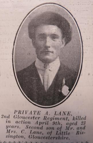 LANE Alderman Justice