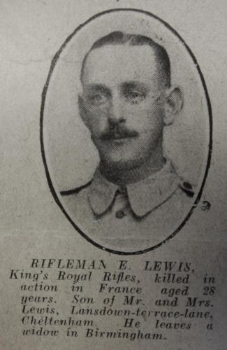 LEWIS Ernest George