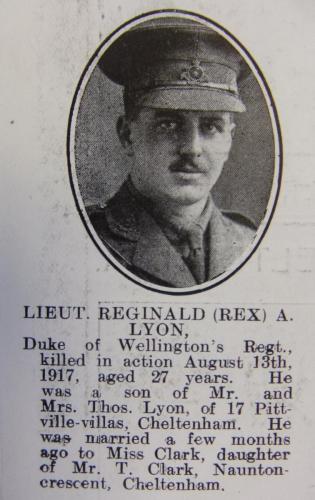 LYON Reginald Anthony