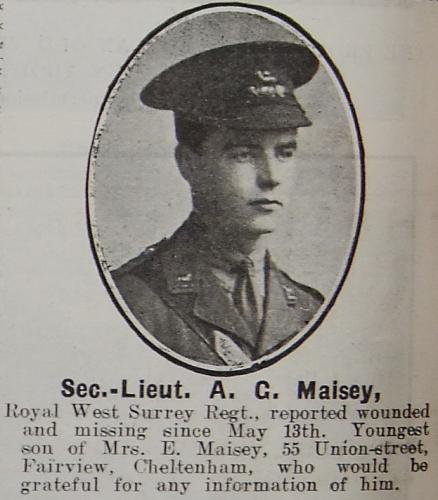 MAISEY Alfred George
