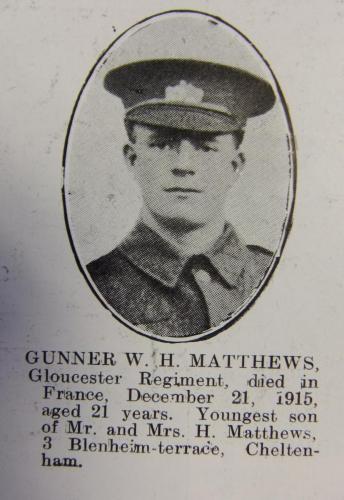 MATTHEWS William henry