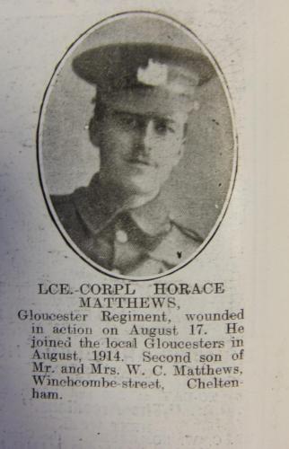 MATTHEWS  Horace or Henry