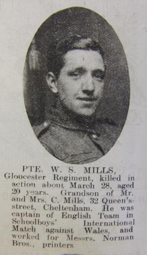 MILLS William Sidney Charles