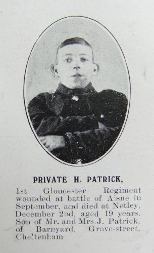 PATRICK Harry