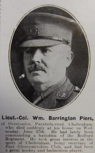 PIERS William barrington