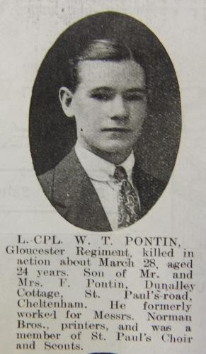 PONTIN William Thomas
