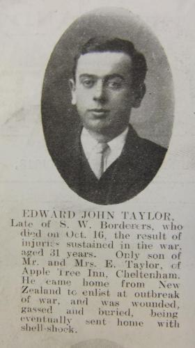 TAYLOR Edward John